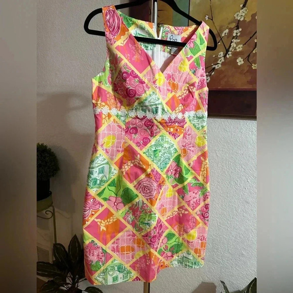 Lilly Pulitzer beautiful dress size 8 - Picture 2 of 11